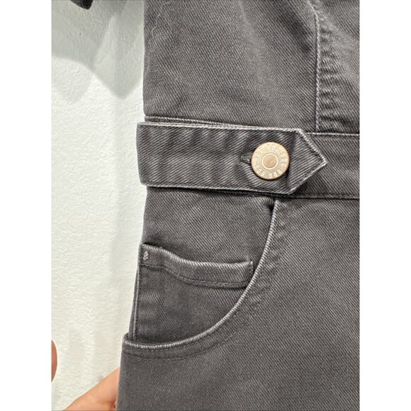 BDG Magritte Gray Short Sleeve Romper Utility Size Small Urban Shortall Festival - Picture 8 of 11